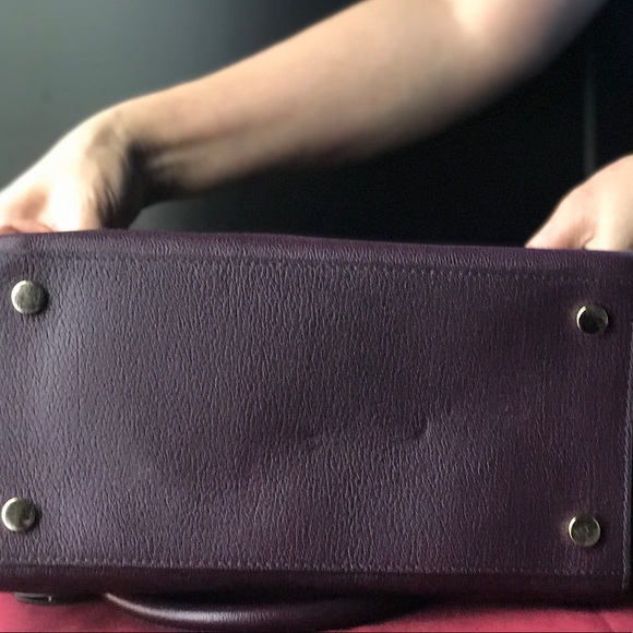 Micheal Kors Purple Leather Handbag - Picture 4 of 5